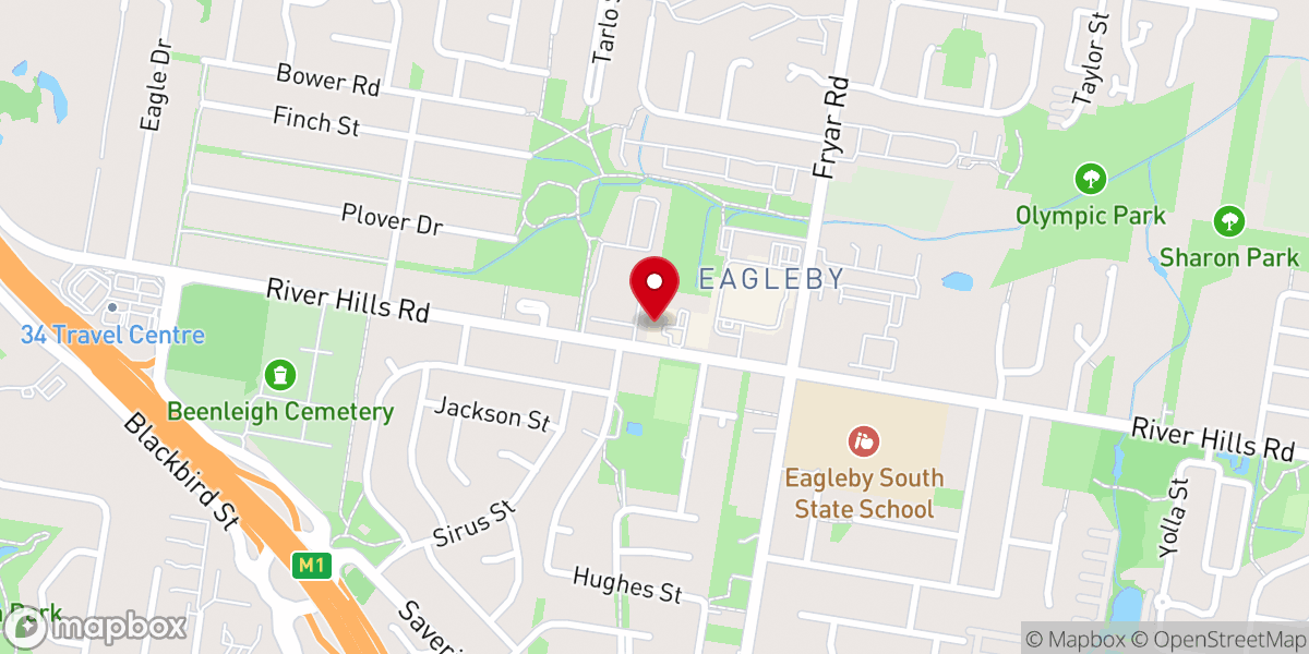 Map showing location of Australian Pentecostal Church