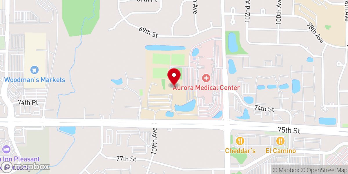 Map showing location of Journey Church