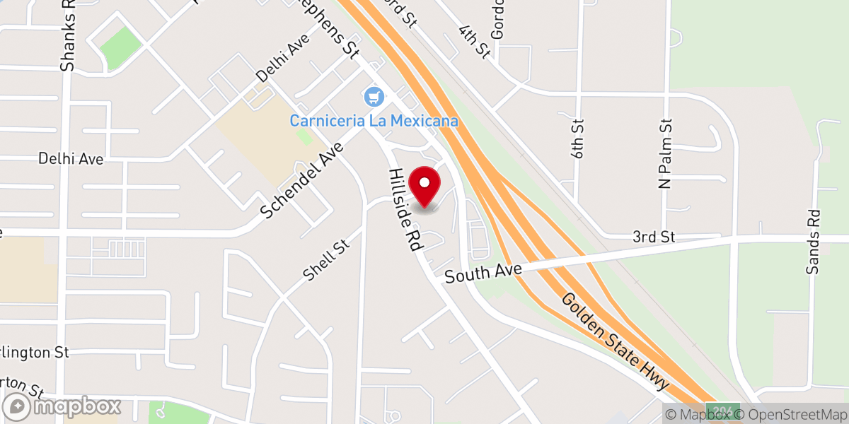 Map showing location of Watch My Zeal Ministries Inc
