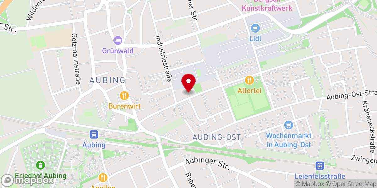Map showing location of Rumänische Orthodoxe Metropolie Kirchenzentrum München