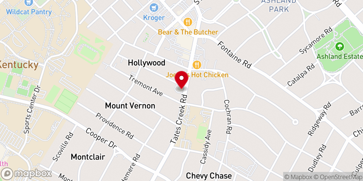 Map showing location of Faith Lutheran Church