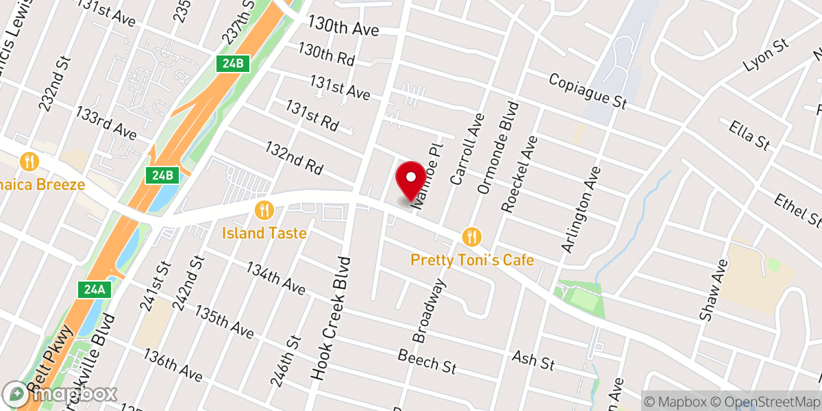 Map showing location of Apostolic Church of God 7th Day