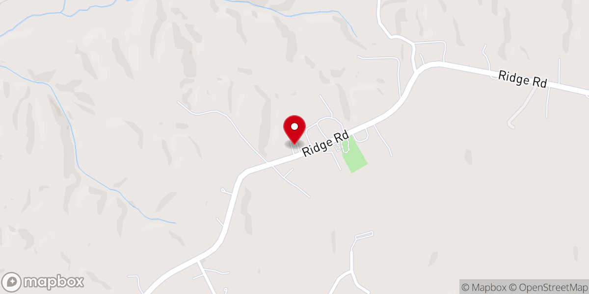 Map showing location of Fellowship Church