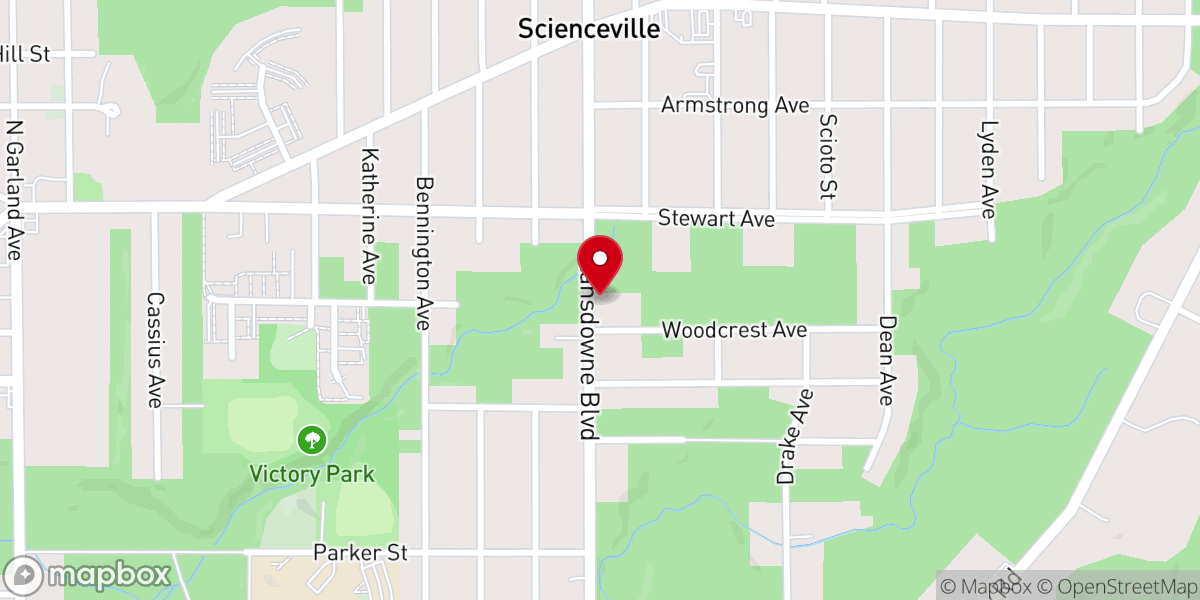 Map showing location of Good Shepherd Ministry