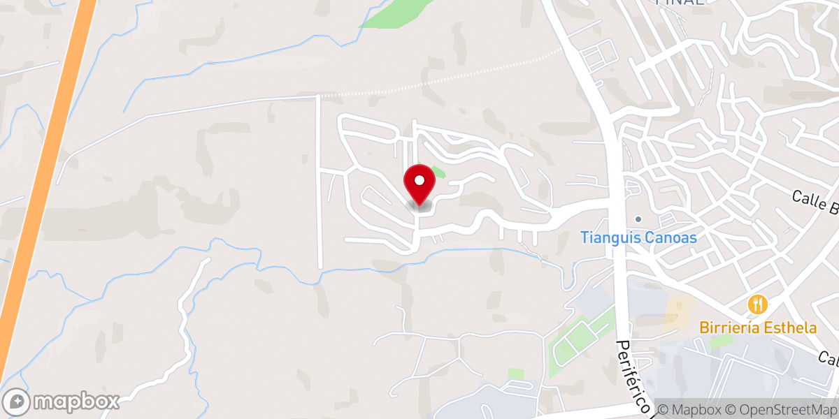 Map showing location of San Juan Diego Church