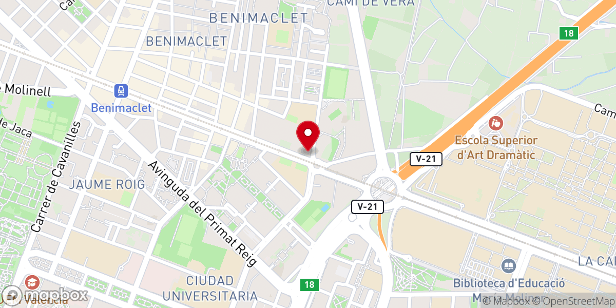 Map showing location of Parroquia de Nuestra Señora del Milagro - San Maximiliano María Kolbe