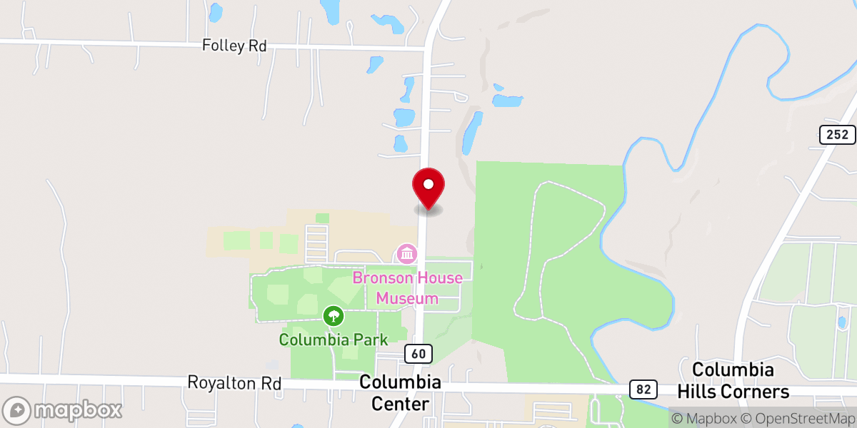 Map showing location of The Ministry Center