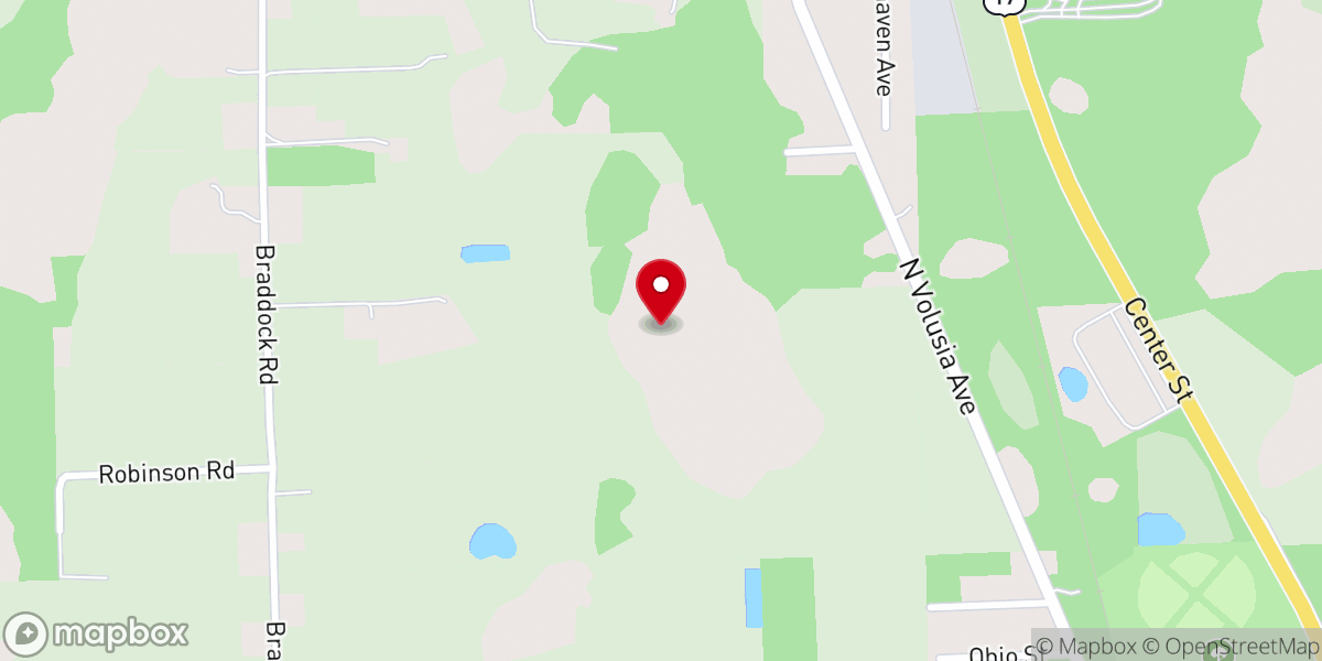 Map showing location of North Piersonville