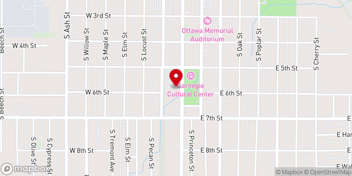 Map showing location of Grace Gospel Church