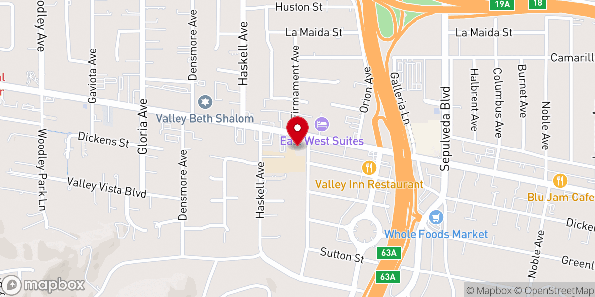 Map showing location of St. Cyril of Jerusalem Catholic Church