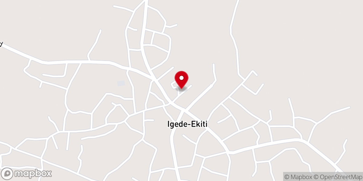 Map showing location of St. John Anglican Church