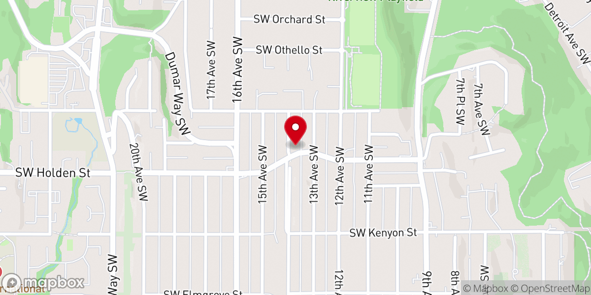 Map showing location of Paradise of Praise Church of God in Christ