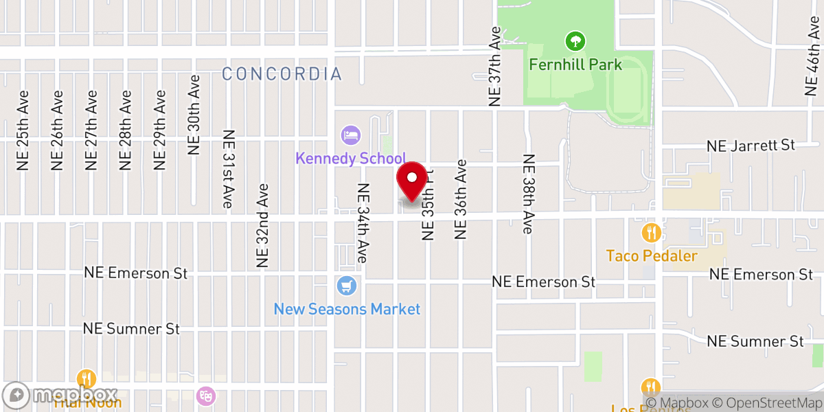 Map showing location of Englewood Christian Church