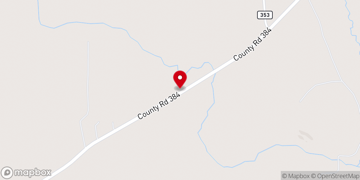Map showing location of Cole Hill Church