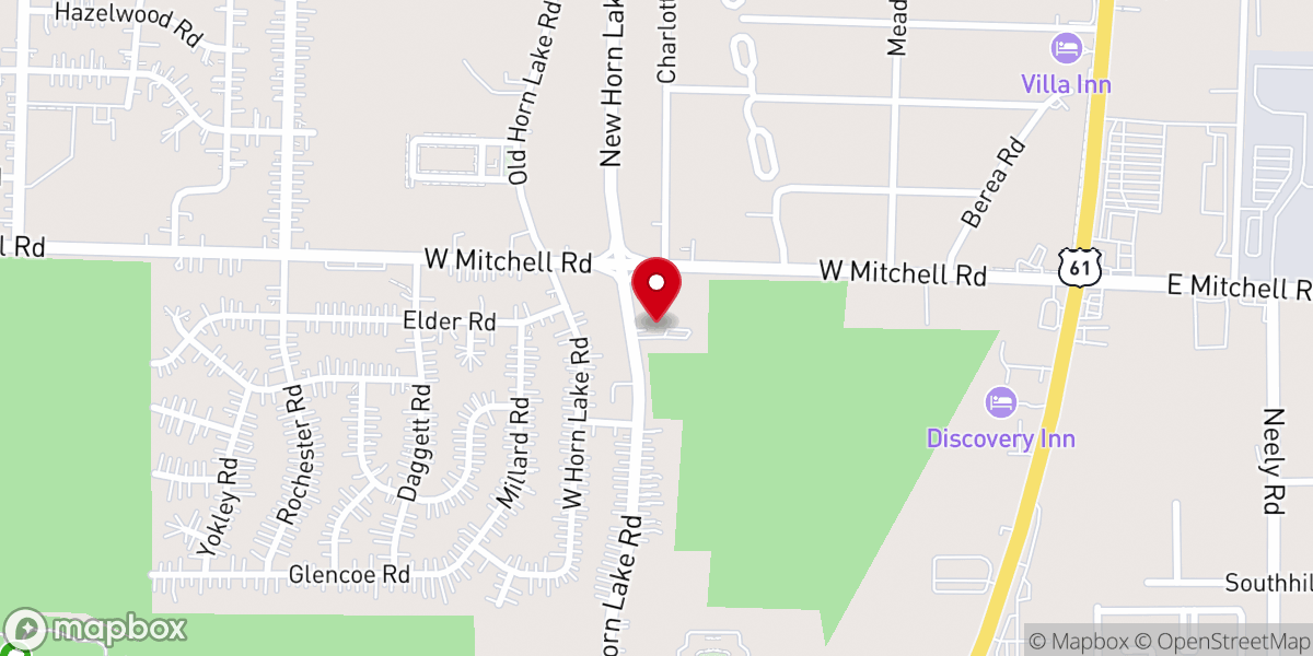 Map showing location of Williams Temple Church of God in Christ Satellite Annex