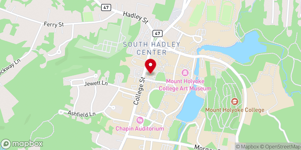 Map showing location of Abbey Chapel and Interfaith Sanctuary