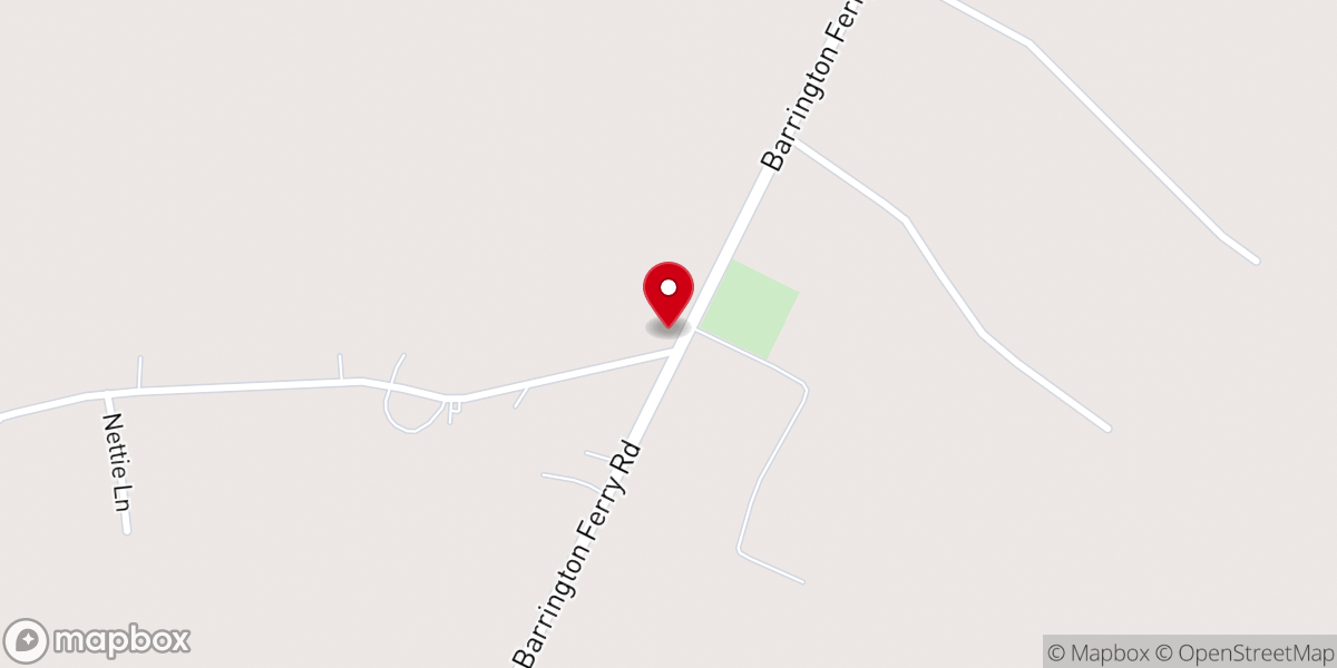 Map showing location of Tree of Life Holiness Church