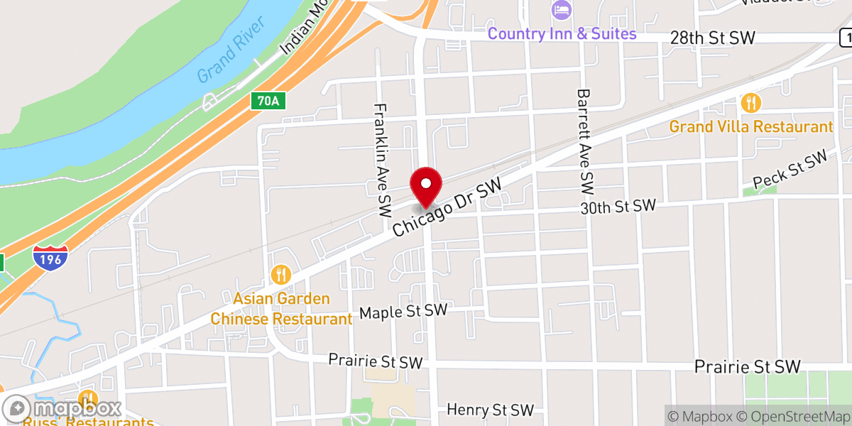 Map showing location of Kathy Degraw Ministries