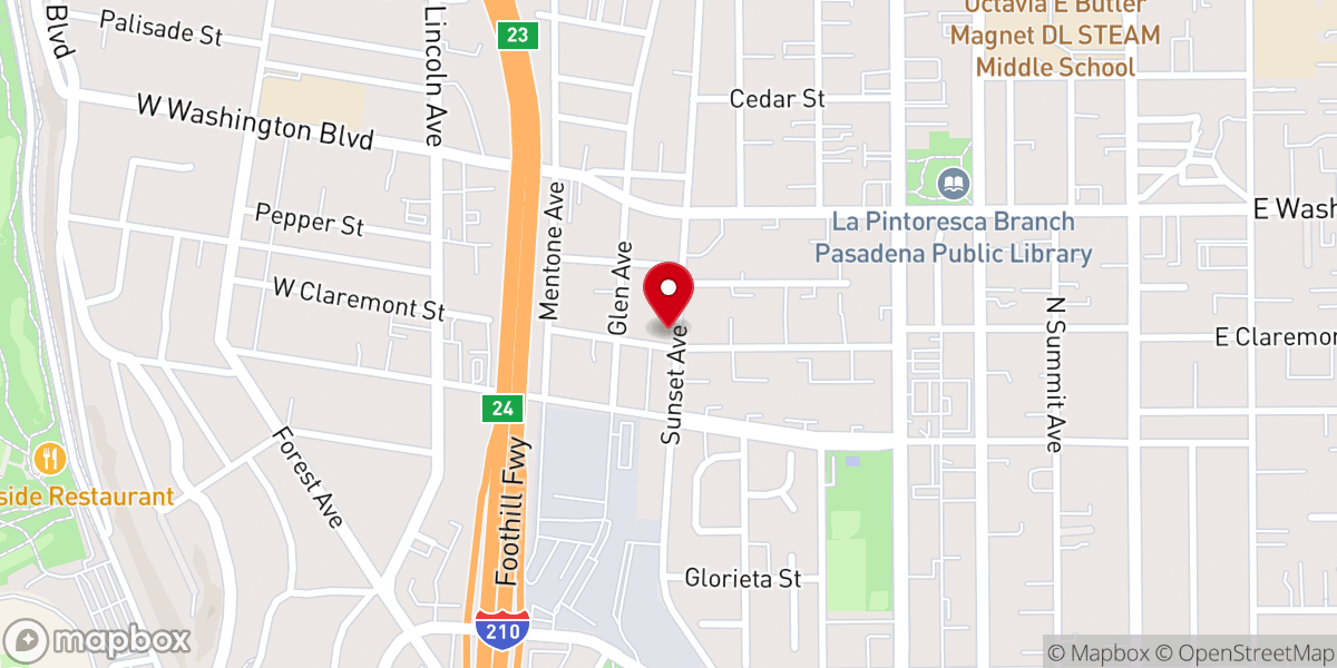 Map showing location of Good News Church of Christ Holiness USA Inc