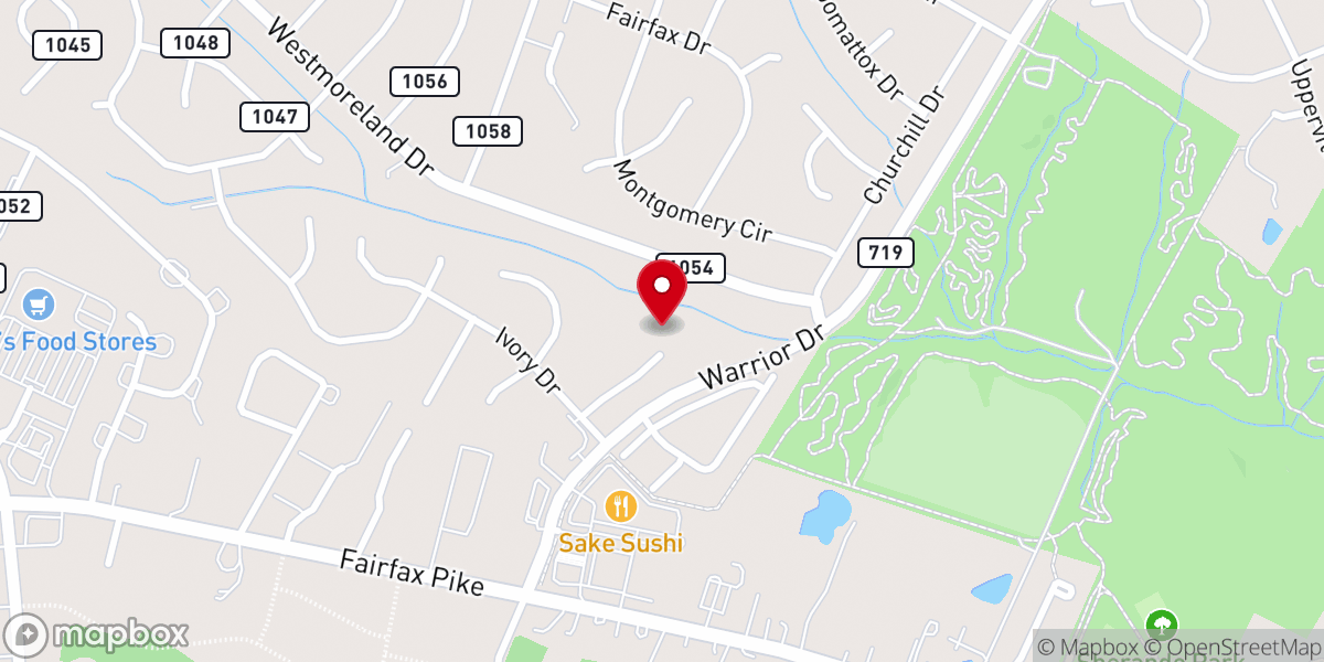 Map showing location of Point FM Ministries Inc