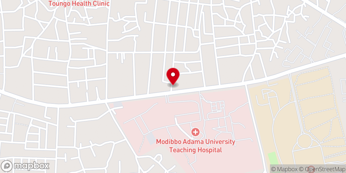 Map showing location of RCCG Peace House Parish