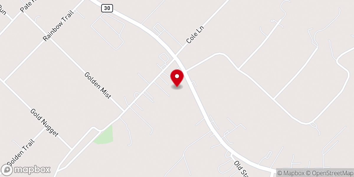 Map showing location of Greek Orthodox Mission Church Bryan-College Station