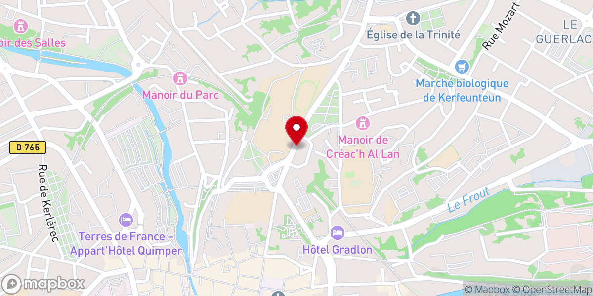 Map showing location of Calvez Michel Sébastien