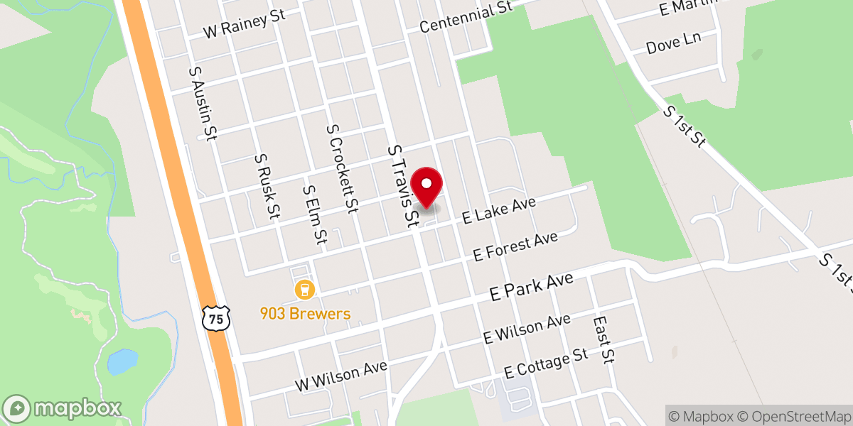 Map showing location of Fellowship Missionary Baptist