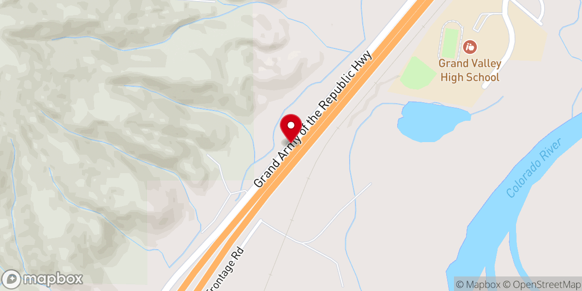 Map showing location of Garfield County SD