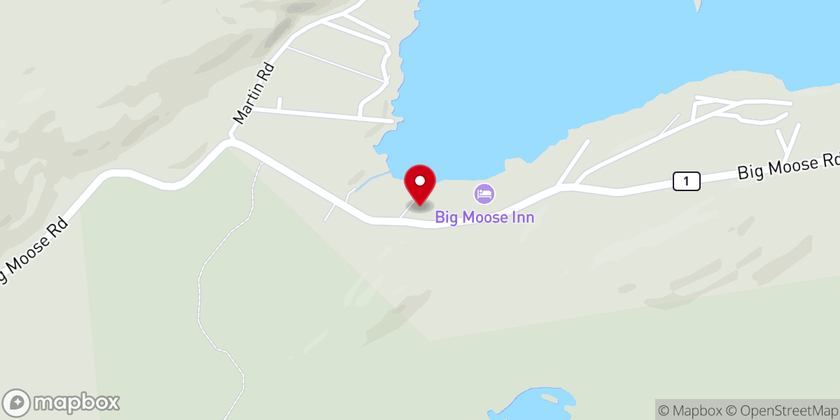 Map showing location of Big Moose Community Chapel (10a Sundays June 21 - September 27) Independent
