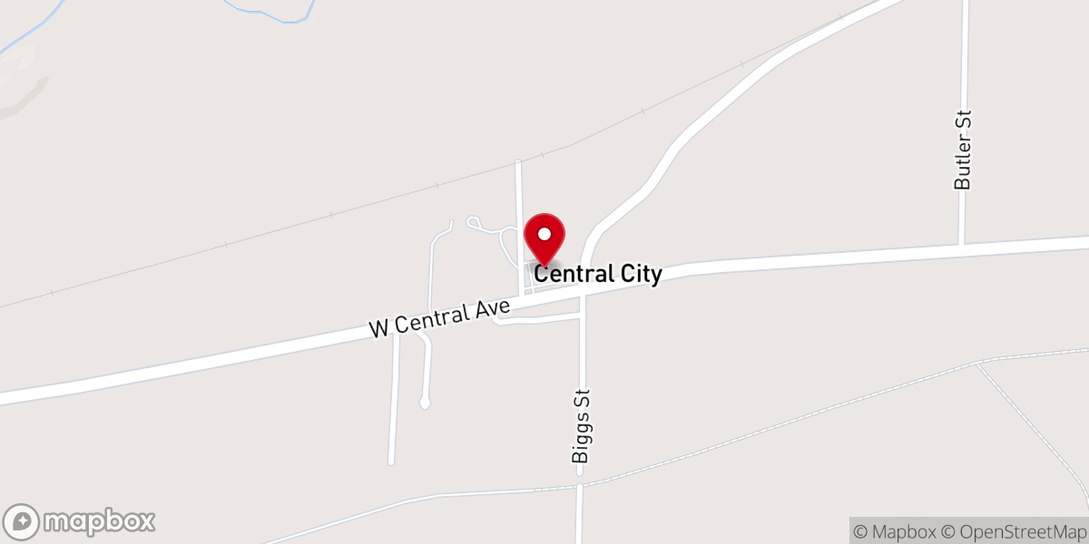 Map showing location of First Southern Baptist Church