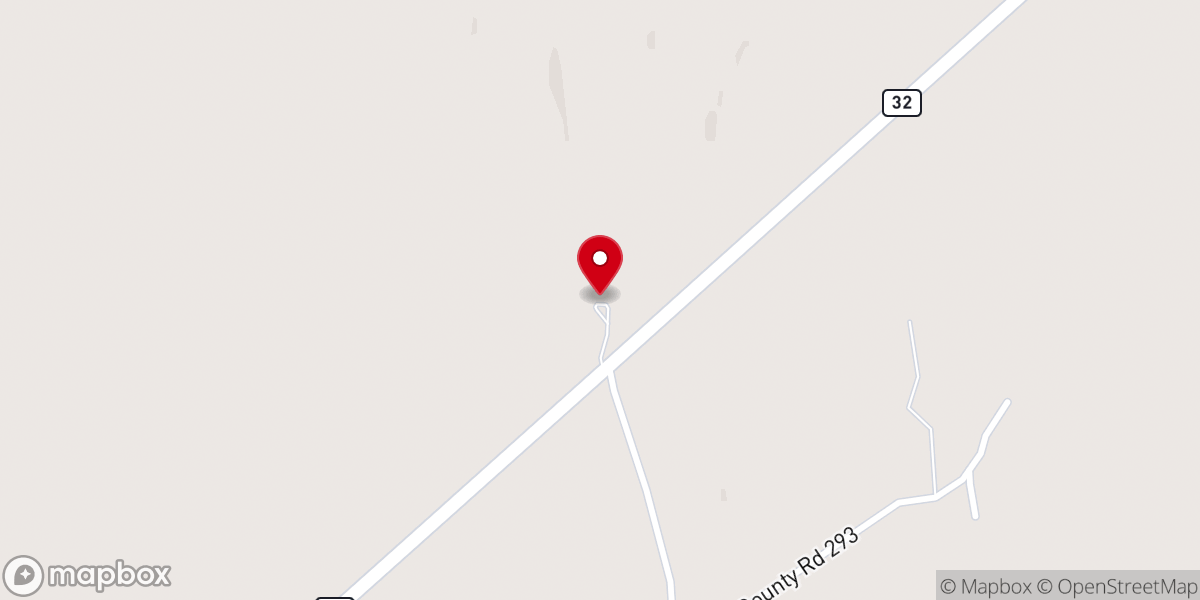 Map showing location of Hope Church of God