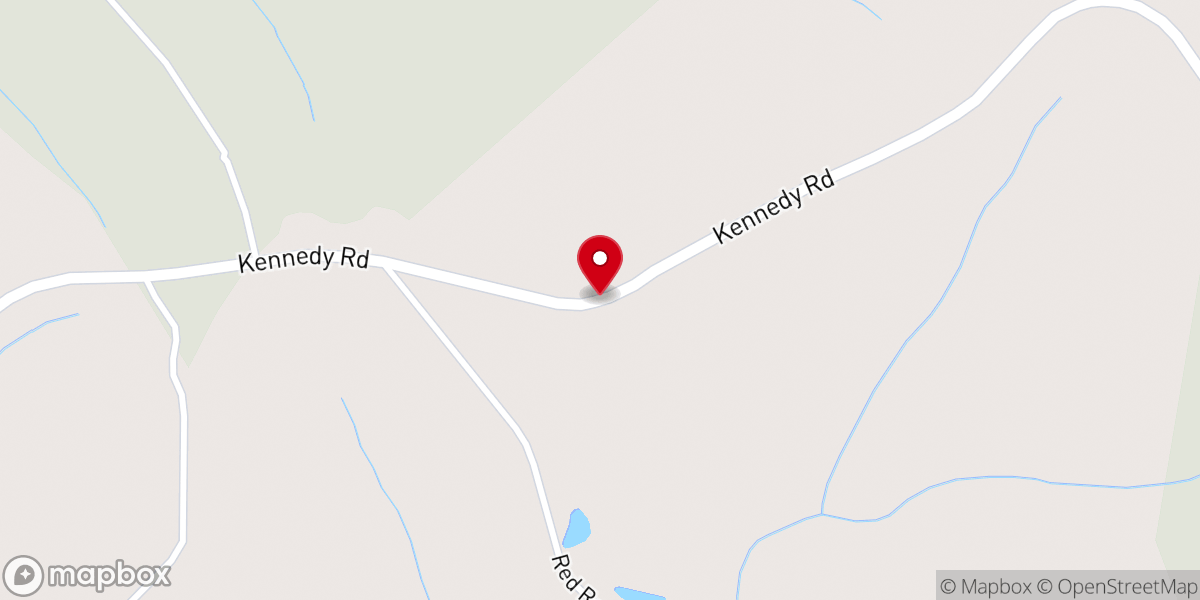 Map showing location of Holy Spring Baptist Church