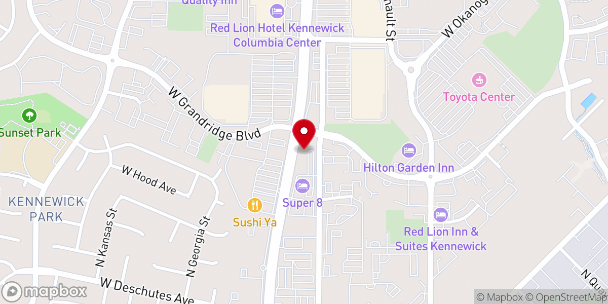 Map showing location of Lord of Life Lutheran Church