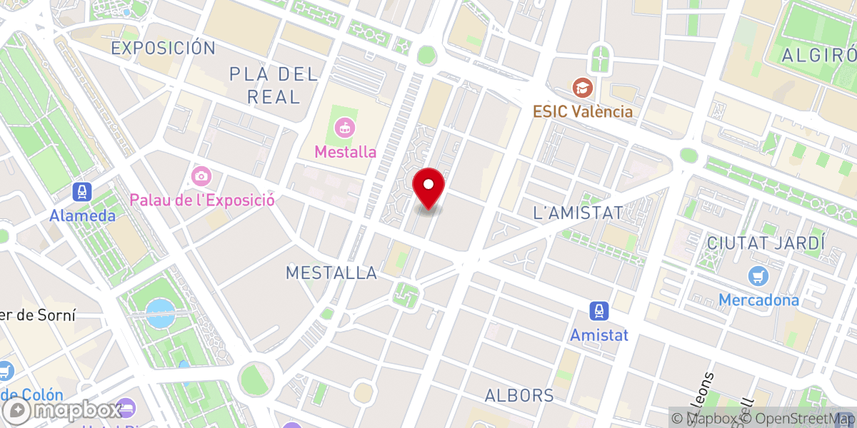 Map showing location of La Iglesia de Jesucristo de los Santos de los Últimos Días