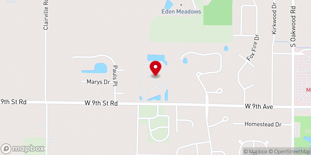 Map showing location of MillCity Church - Oshkosh