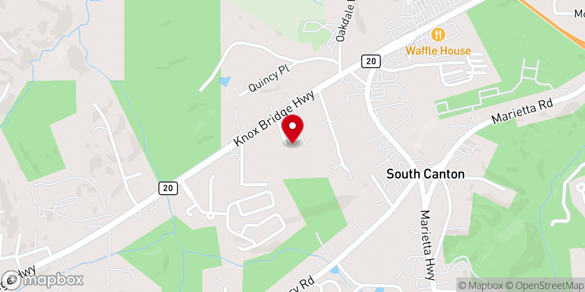 Map showing location of The Heart of Worship Church
