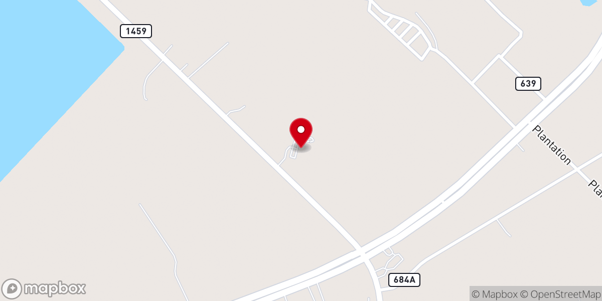Map showing location of New Shores Church