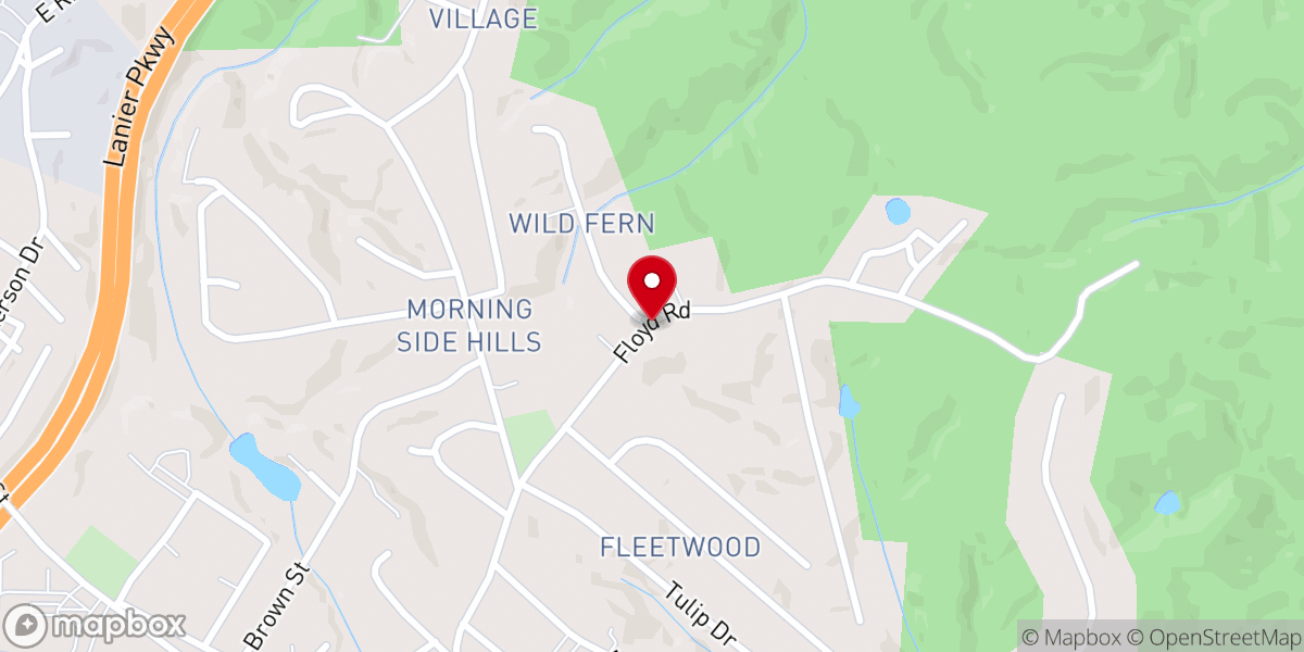 Map showing location of Rucker Memorial Church