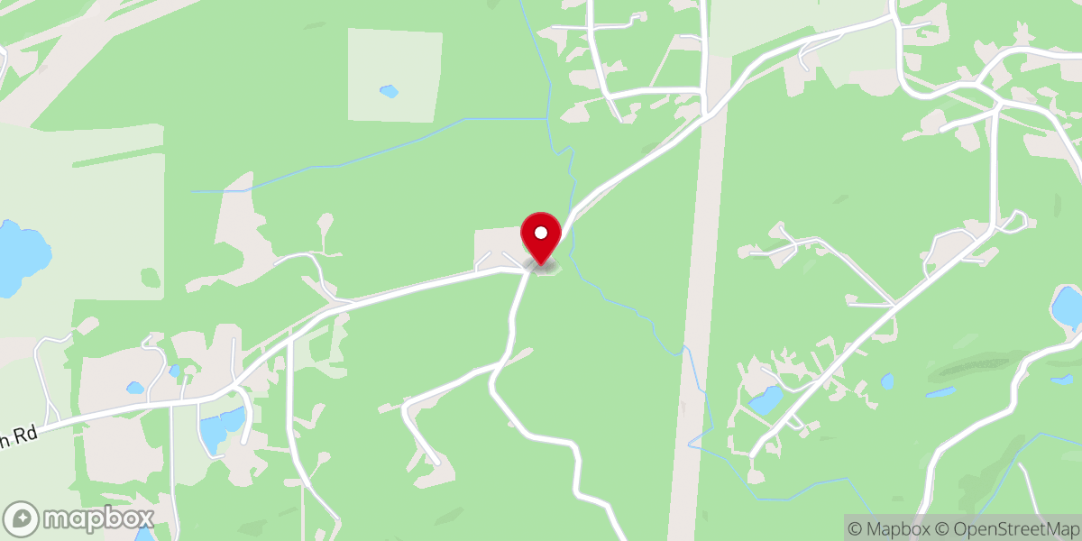 Map showing location of Camp Branch Baptist Church