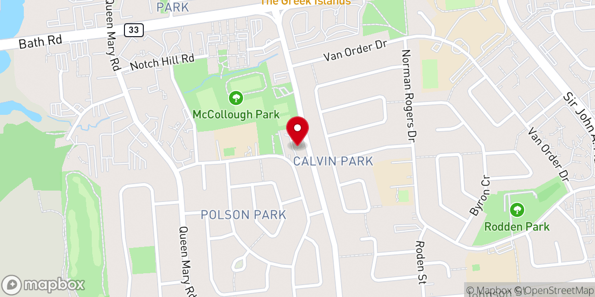 Map showing location of Polson Park Free Methodist Church