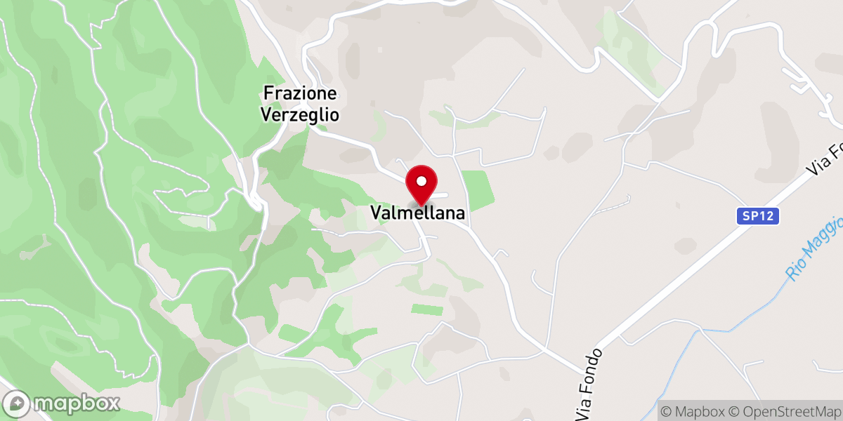 Map showing location of Cappella di San Remigio