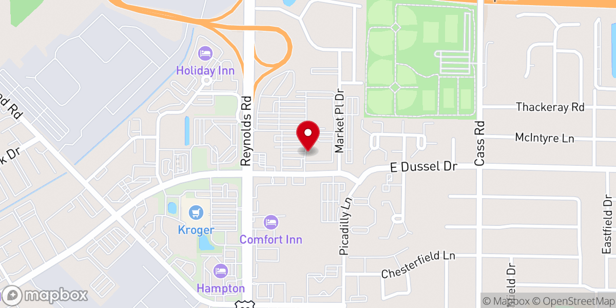 Map showing location of Declare Church