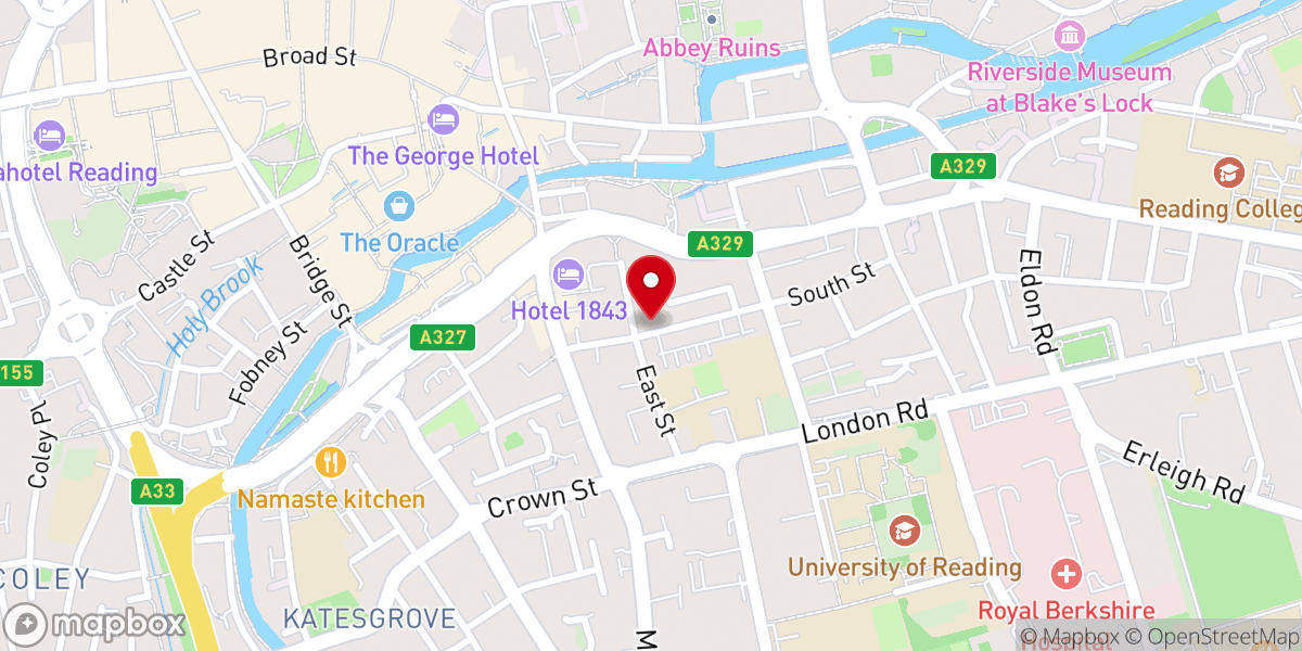 Map showing location of RCCG City of Peace