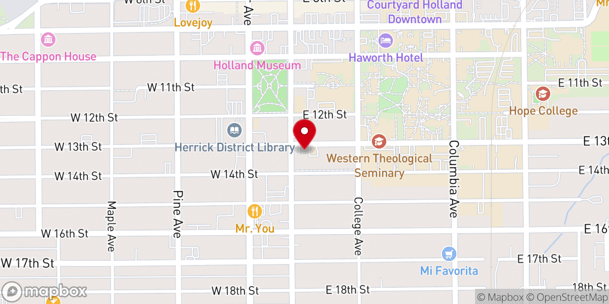 Map showing location of Missionary Church of Christ