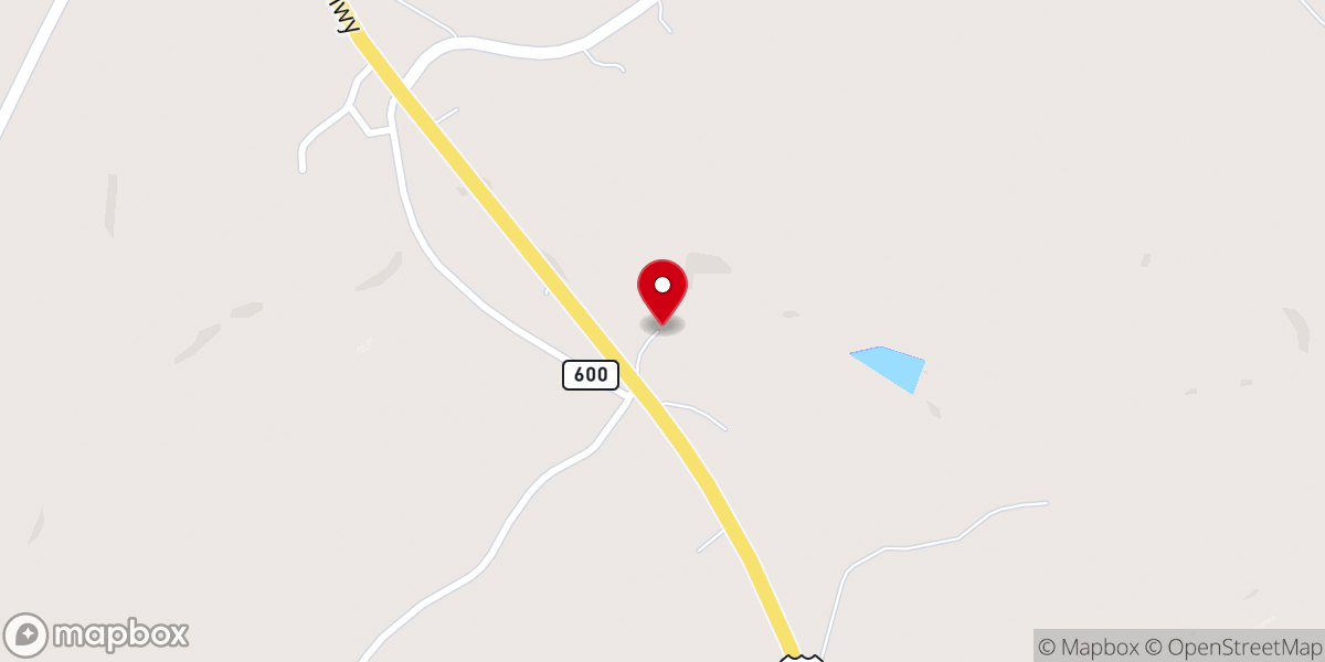 Map showing location of Holy Trinity Baptist Church