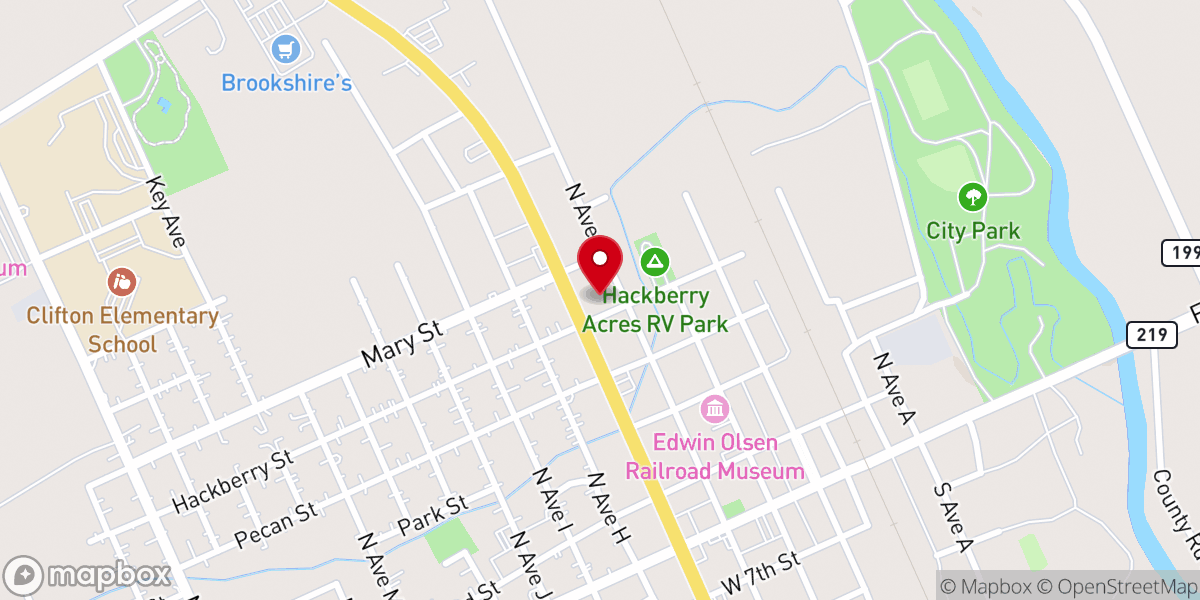 Map showing location of Worship Ministries