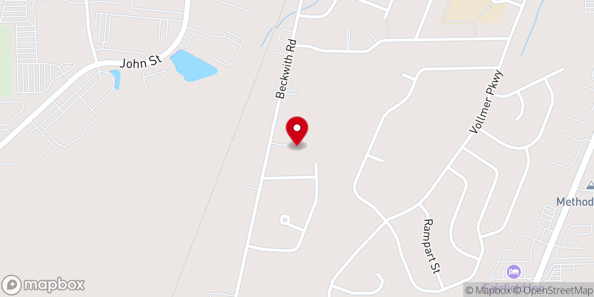Map showing location of Ridgeland Community Church