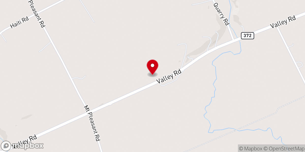 Map showing location of Octorara Covenanter/United Presbyterian Church