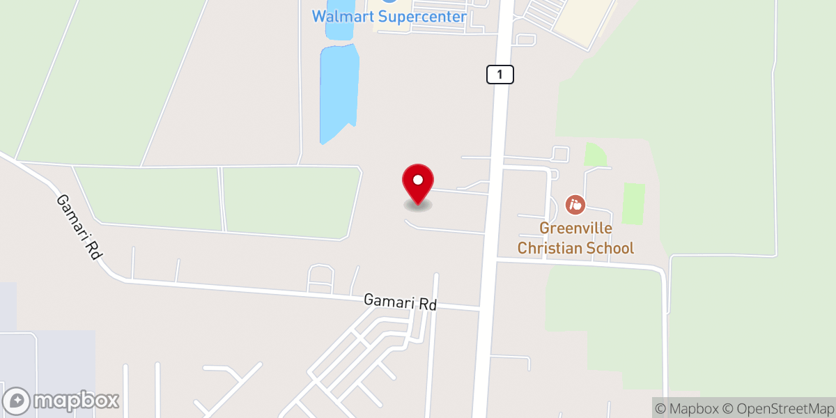 Map showing location of United Pentecostal Church
